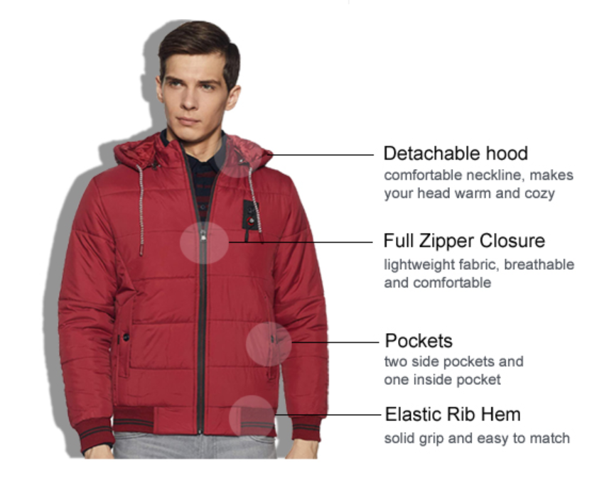 Qube By Fort Collins Men's Jacket details