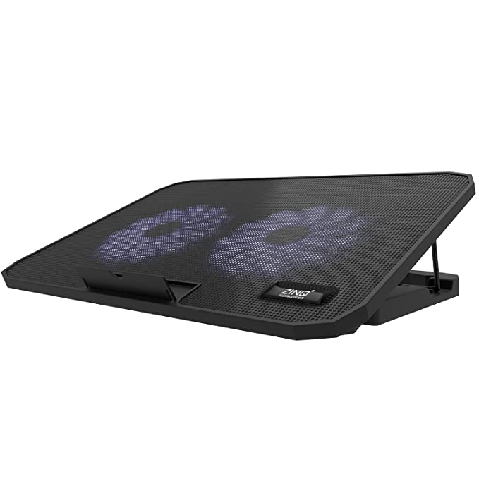 Zinq Technologies Cool Slate Dual Fan Cooling Pad for Notebook Laptop with Dual USB Port Zinq Technologies Cool Slate Dual Fan Cooling Pad for Notebook Laptop with Dual USB Port