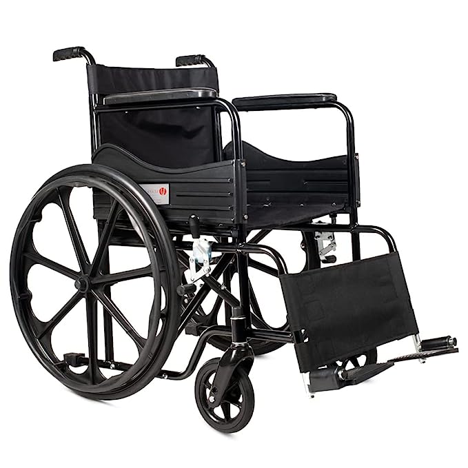 VEAYVA DELUX folding double { MAG WHEELS} { HEAVY DUTY AND SHARP BLACK COLOUR}