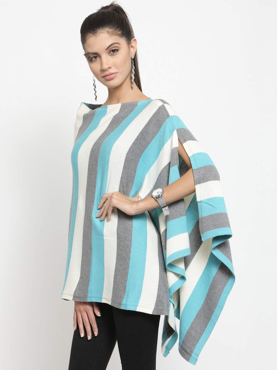 CORALTREE Knitted Cotton Fashion Poncho