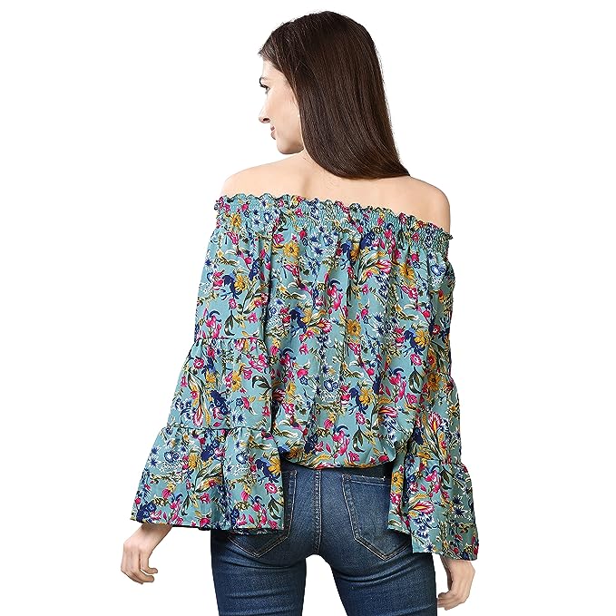 OOMPH Crepe Off Shoulder Top