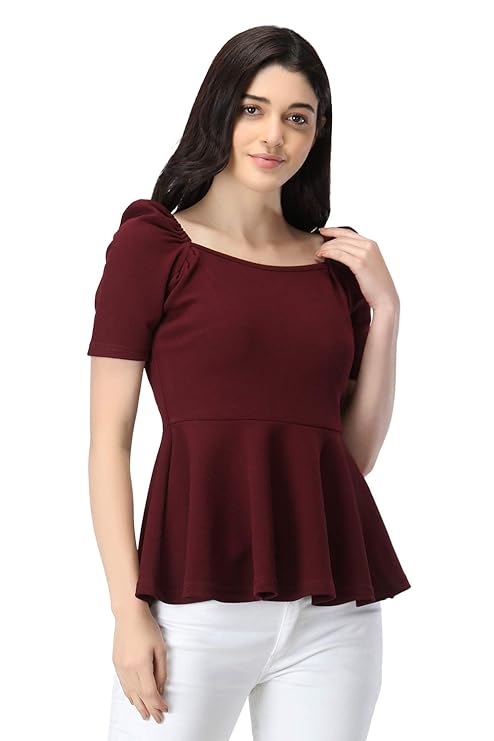 ZUVINO Women's Casual Peplum Top