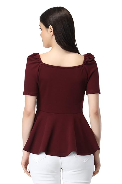ZUVINO Women's Casual Stylish Peplum Top